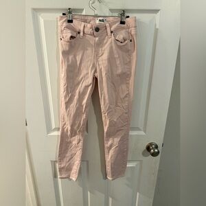 PAIGE Light Pink Verdugo Crop Ankle Jeans